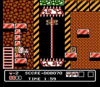 une photo d'Ã©cran de Hammerin Harry sur Nintendo Nes